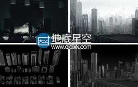 3D模型:迷宫物语东京城市建筑楼房模型