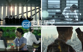 视频素材:企业IT商务成功人士合作共赢宣传片素材