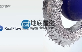 C4D流体模拟插件 NextLimit RealFlow C4D 2.5.3.0083 R17-R19 Win