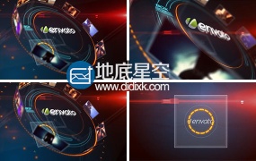 AE模板高科技感logo演绎片头动画