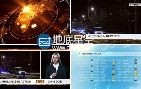 AE模板栏目包装广播现场直播新闻联播体育赛事