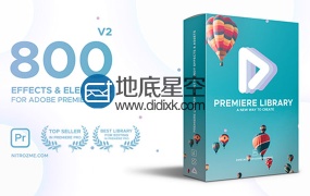 Premiere预设:800组RGB色彩分离信号损坏扭曲调色镜像视频特效