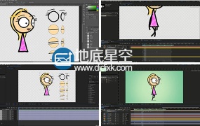 AE教程:角色动画基础技能训练视频教程