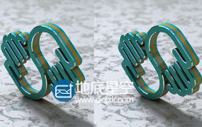 C4D教程:二维转三维Logo教程