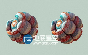 C4D教程:抽象有机物体制作柔体动力学