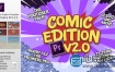 Premiere预设：卡通动漫LOGO标题转场字幕条包装动画 Comic Edition V2