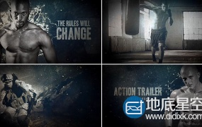 AE模板震撼电影预告片演员人物宣传介绍