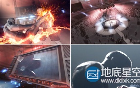 AE模板终极格斗MMA格斗冠军拳击比赛体育比赛节目包装片头