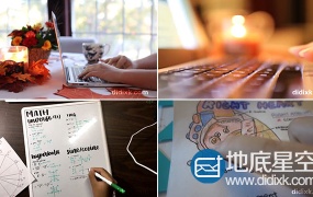 实拍视频素材:公司白领使用电脑努力工作学生使用电脑学习视频