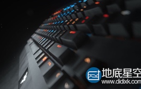 C4D+AE教程:制作镭射键盘产品宣传视频教程