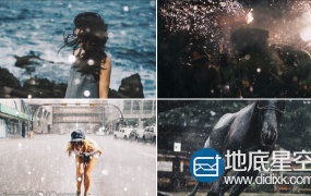 视频素材:50组4K闪光镜头光斑闪烁叠加特效合成视频素材