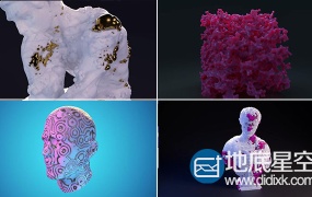 Cinema4D新R20版本教程MoGraph域体积建模高级学习视频