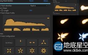 AE插件:三维枪口火焰闪光火花枪火特效 AEscripts – Bang v1.0.3