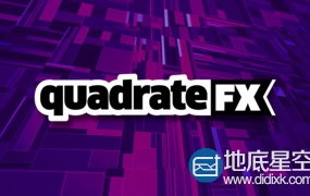 AE脚本:矩阵图形背景生成器 Aescripts quadrateFX v1.0 Win/Mac