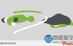 AE模板标志图形Logo溶解演绎液体MG动画