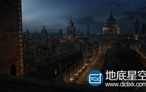 3D模型:维多利亚建筑广场模型