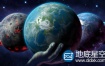 AE模板宇宙空间科幻行星熔岩地球动画