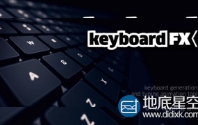 AE脚本:键盘打字动画 Aescripts KeyboardFX V1.0
