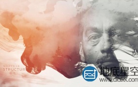 Premiere模板:水墨滴落双重曝光漏光人物介绍相册动画
