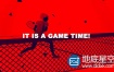 AE模板体育网球比赛商业广告介绍logo演绎片头动画