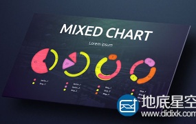 AE模板企业公司单元格信息图表统计图饼图数据分析动画