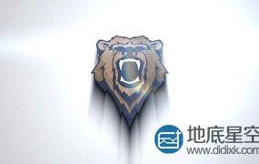 AE模板徽标光泽标志logo演绎动画
