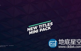 AE模板盒子标题创意排版字幕文本动画