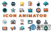AE模板-MG符号徽标图标动画Icon Animator