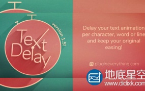 AE插件-文字延迟动画快速制作 TextDelay 1.7.5 Win/Mac