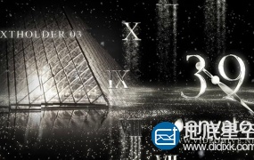 AE模板-2019新年倒计时粒子片头动画2019 New Year Countdown