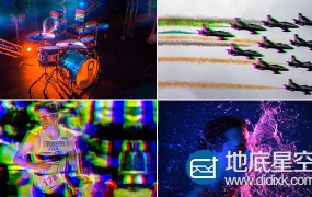 PR预设:80组RGB色彩分离扭曲视频转场Premiere预设