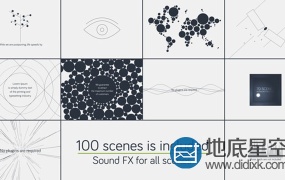 AE模板-仿苹果发布会MG动画创意片头 Minimalistic Presentation Pack