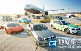 3D模型:汽车飞机3D模型 VizPeople 3D Traffic v1