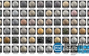 材质贴图:70组4K6K高清大理石纹理贴图合集