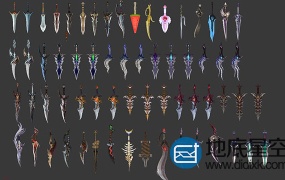 3D模型:永恒之塔武器模型