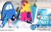 AE模板：三维场景儿童logo标志演绎片头动画Kids Logo Opener