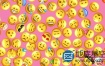 AE模板-102个独特的Emoji社交网络表情动画+渲染好的视频素材