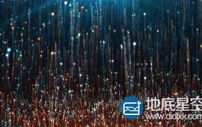 AE模板-抽象粒子闪耀流星舞台背景Abstract Background