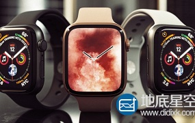3D模型:苹果手表模型 Cgtrader – Apple Watch Series 4 44mm Aluminum Pack 3D Model Collection