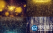 视频素材：4K分辨率抽象下雨玻璃背景视频