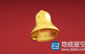 C4D教程:铃铛动画(含工程) Cinema 4D – Dynamic YouTube Subscriber Bell Tutorial