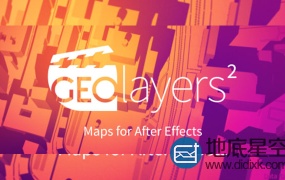 AE脚本:世界地图任意位置路径展示动画Aescripts GEOlayers 2 v1.2.7+使用教程