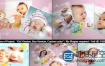 AE模板-可爱的婴儿儿童照片生日相册动画 Baby Photo Album Lovely Slideshow