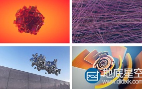C4D项目:灰猩猩C4D项目场景教程工程文件大合集Greyscalegorilla Drive Graphic Bundle