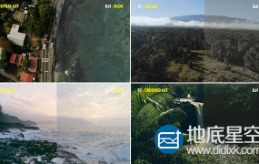 LUTS预设:10个DLog航拍视频调色预设