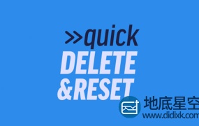 AE脚本:图层属性重置 Aescripts Quick Delete & Reset v1.1.3
