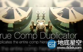 AE脚本:合成图层复制 Aescripts True Comp Duplicator v3.9.11