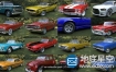 3D模型：17个经典复古汽车模型 CGTrader – 17 Car Collection Pack