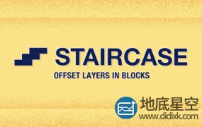 AE脚本:图层快速排列 Aescripts Staircase V1.02