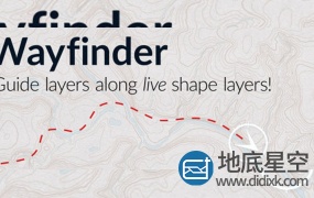 AE脚本:图形路径跟踪动画 Aescripts Wayfinder v1.2.1